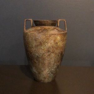 Vintage Hosley Solid Brass Vase